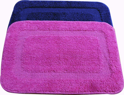 

Krishna Carpets Cotton Bathroom Mat(Multicolor