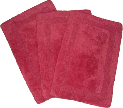 

Ritika Carpets Cotton Door Mat(Maroon, Medium)