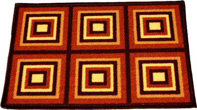 

Ritika Carpets Nylon Door Mat(Multicolor, Medium)