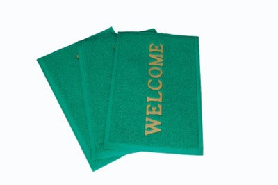 

Attractive Homes PVC (Polyvinyl Chloride) Door Mat(Green