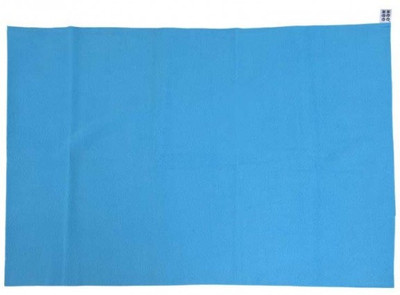 MeeMee Microfiber Baby Bed Protecting Mat(Royal Blue, Large)