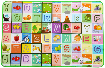 Elegance Plastic Baby Sleeping Mat(Multicolor, Large)