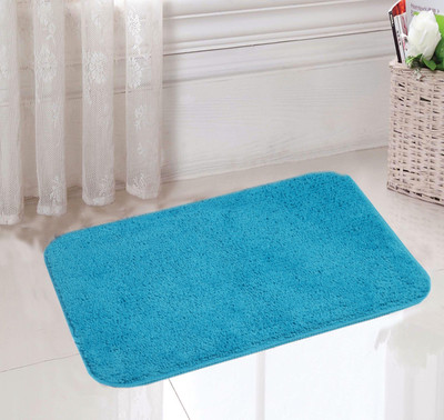 

Saral Home Polyester Bathroom Mat(Turquoise