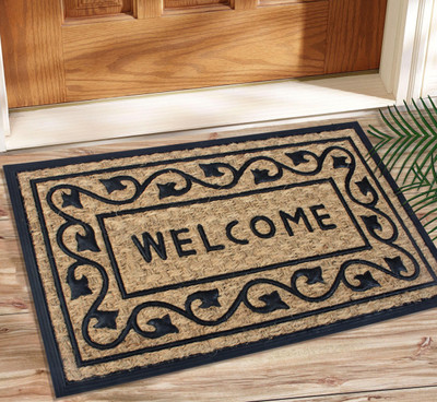 

Saral Home Coir Door Mat(Beige