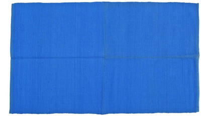 

Natural Furnish Cotton Door Mat(Blue, Medium)