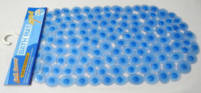 

Decorika PVC Bathroom Mat(Blue