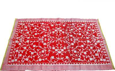 

Ritika Carpets Plastic Door Mat(Red, Large)