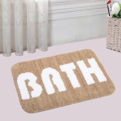 

Saral Home Polyester Bathroom Mat(Beige, Medium)