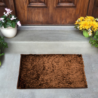

Volvo door mats Polyester Door Mat(Coffe