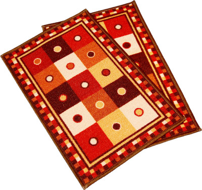 

Ritika Carpets Nylon Door Mat(Multicolor, Medium)