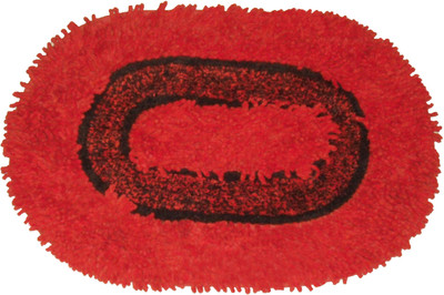 

Ritika Carpets Cotton Bathroom Mat(Red, Medium)
