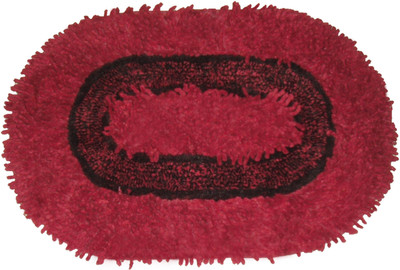 

Ritika Carpets Cotton Bathroom Mat(Maroon, Medium)