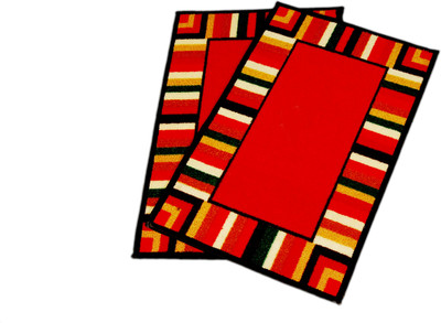 

Ritika Carpets Polyester Door Mat(Multicolor, Medium)