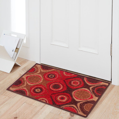 84% OFF on STATUS Nylon Door Mat(Multicolor, Small)