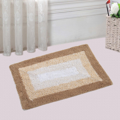 

Saral Home Cotton Bathroom Mat(Beige, Medium)