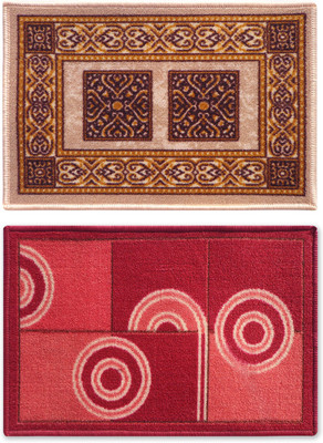 74% OFF on STATUS Nylon Door Mat(Multicolor, Medium)