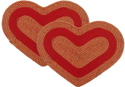 

Furnishing Zone Cotton Door Mat(Peach, Medium)