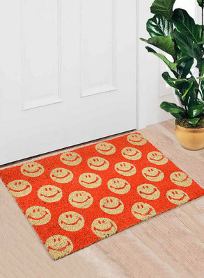 

Saral Home Coir Door Mat(Orange
