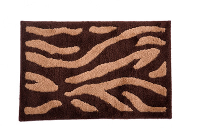 

Riva Carpets Polyester Bath Mat Self Design(Brown