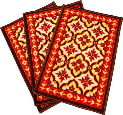 

Ritika Carpets Nylon Door Mat(Multicolor, Medium)