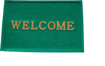 

Ritika Carpets PVC Door Mat(Green, Medium)