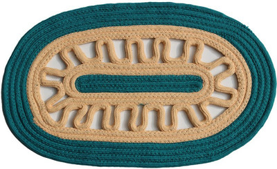 

MY HOUSE Polyester Door Mat(Green