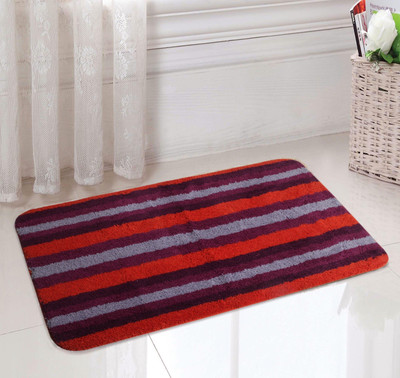 

Saral Home Polyester Bathroom Mat(Multicolor