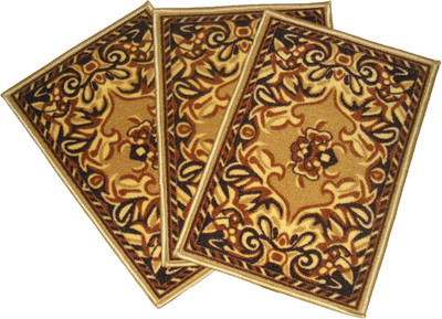 Ritika Carpets Polyester Door Mat(Brown, Medium)