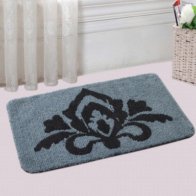 

Saral Home Microfiber Bath Mat Premium Quality Soft Micro Polyester Bathmat(Grey