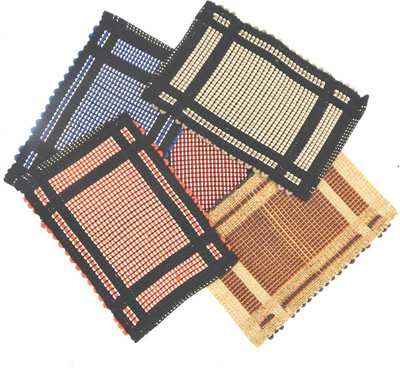 

Peponi Polyester Door Mat Polly Cotton Mat(Multicolor, Small)