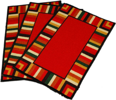 

Ritika Carpets Polyester Door Mat(Multicolor, Medium)