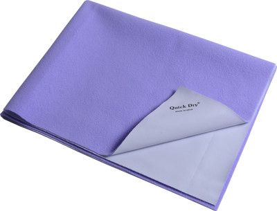 

Quick Dry Microfiber Baby Bed Protecting Mat Mat Bed Protector - Single Bed(Lilac, Extra Large)