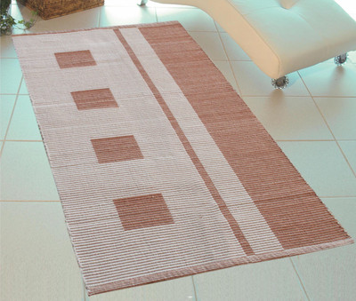 

Saral Home Cotton Door Mat(Brown