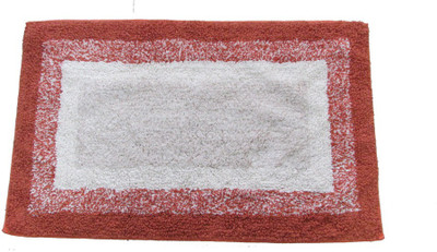 

Avira Home Cotton Bath Mat Ombre Racetrack Bathmat - Orange(Orange