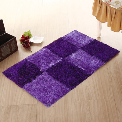 PRESTO Polyester Door Mat(Purple, Medium)