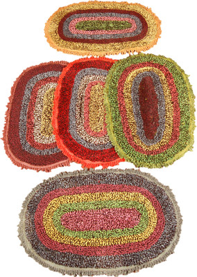 

Ritika Carpets Cotton Door Mat(Multicolor