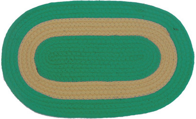 

Furnishing Zone Cotton Door Mat(Green, Medium)