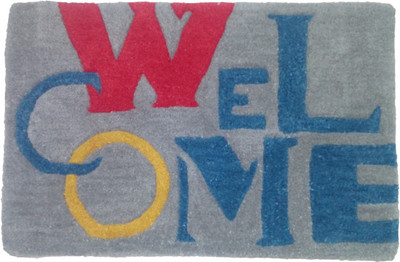 

First Look Trend Wool Door Mat(Multicolor