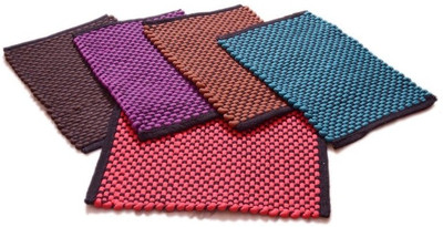 

Optimistic Home Furnishing Polyester Door Mat(Multicolor