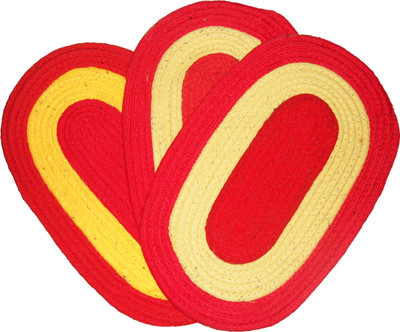 

Ritika Carpets Polyester Door Mat(Red, Medium)