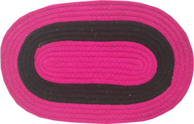 

Welhouse India Cotton Door Mat(Pink