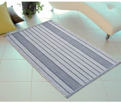 15% OFF on Saral Home Cotton Floor Mat Rugs(Grey, Large)