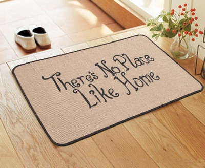 

Saral Home Jute Door Mat(Beige