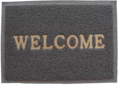 

Kalash PVC Door Mat(Grey