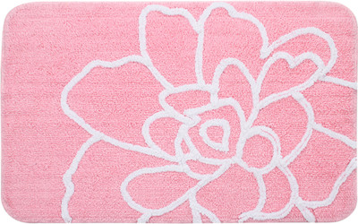 

Saral Home Cotton Door Mat(Pink