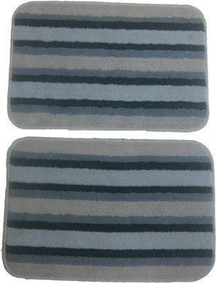

Krishna Carpets Polyester Door Mat Stripes(Multicolor