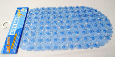

Decorika PVC Bathroom Mat(Blue