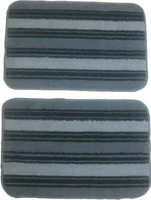

Krishna Carpets Polyester Door Mat Stripes(Multicolor