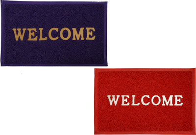 58% OFF on Floor Fashion PVC Door Mat(Purple, Red, Medium) 58% OFF on Floor Fashion PVC Door Mat(Purple, Red, Medium)