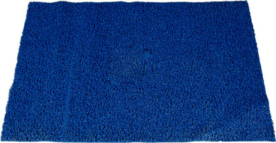 Ritika Carpets PVC Door Mat(Blue, Medium)